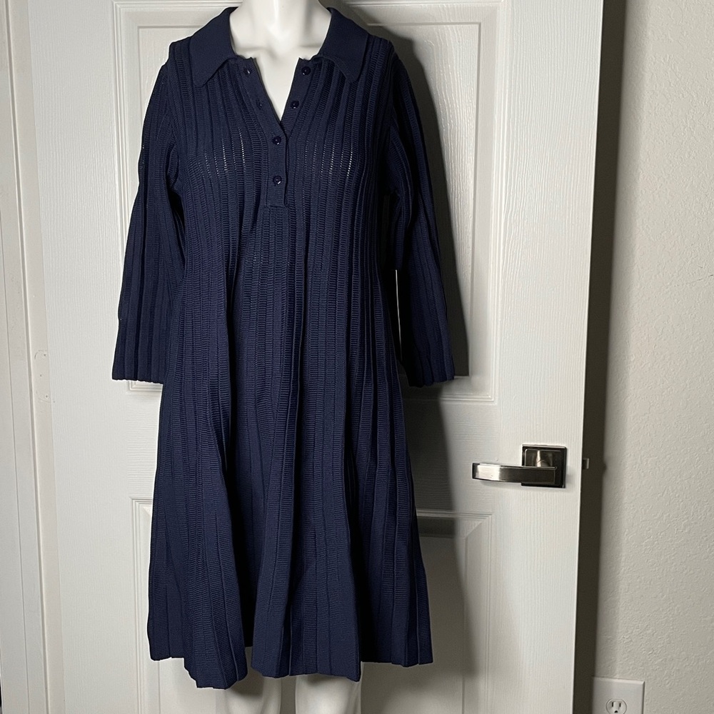 NWT Tuckernuck Pomander Place Knit Landry Long Sleeve Midi Dress